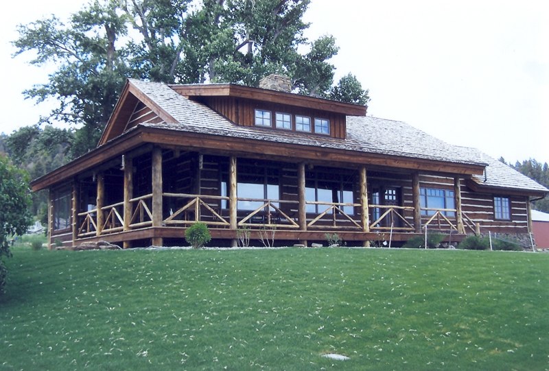 Handcrafted log homes